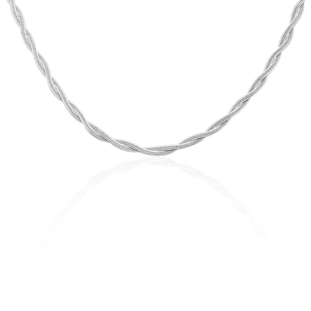 Collier Arkady Argent Blanc - Chaines Femme | Marc Orian
