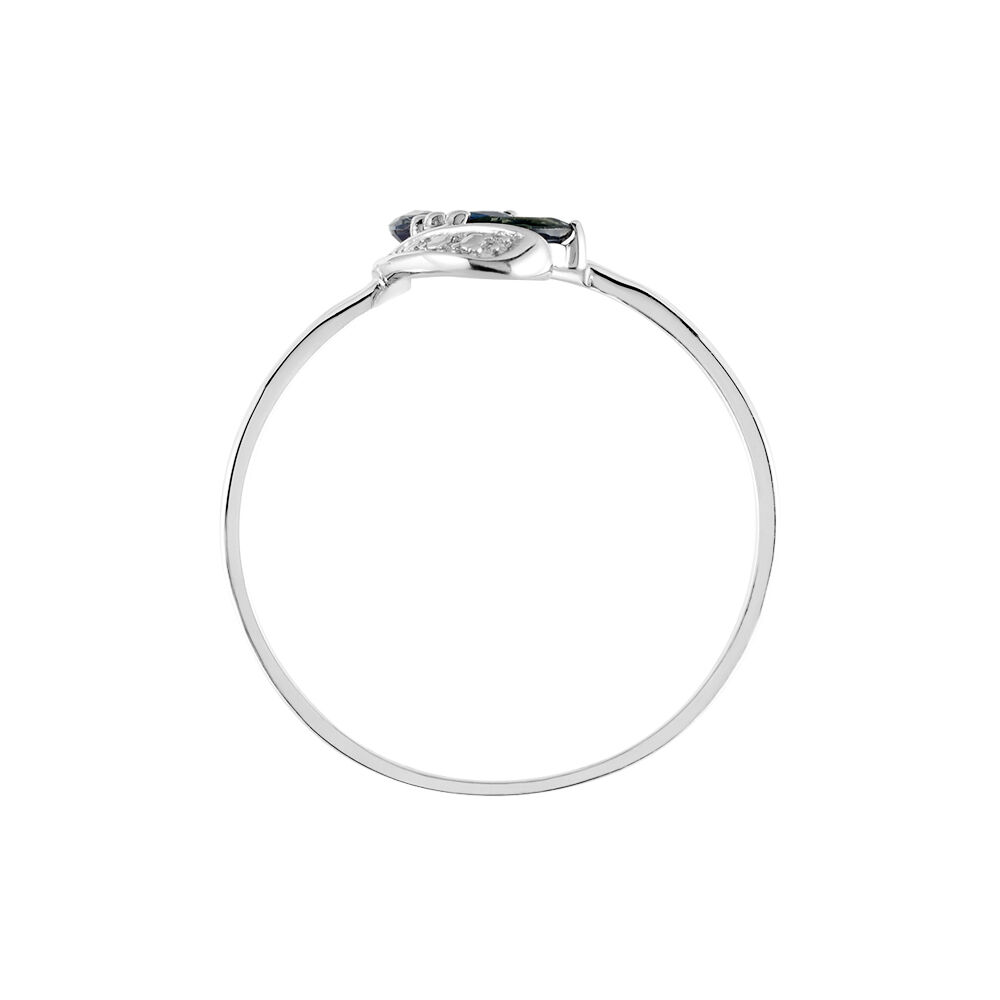 Bague Valy Or Blanc Saphir - Bagues vintage Femme | Marc Orian