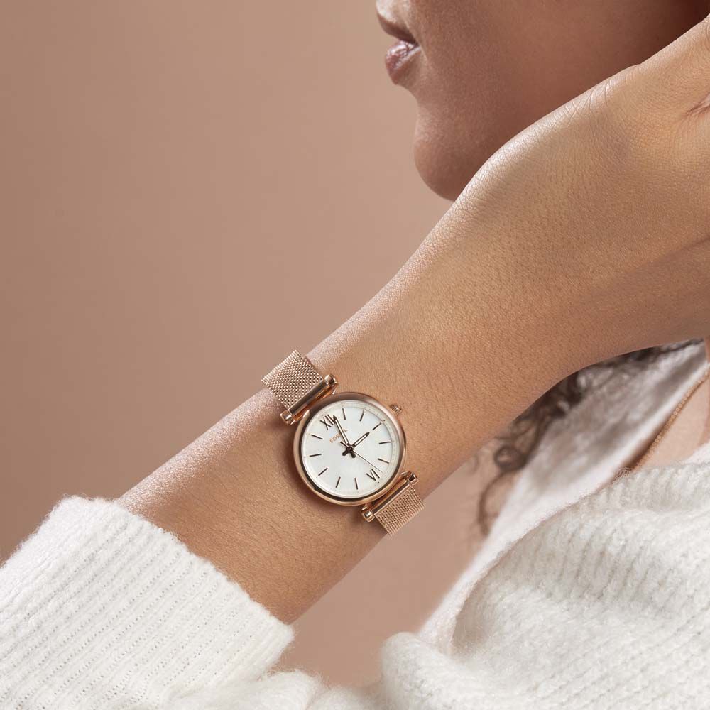 Montre Fossil Carlie Mini Nacre HIMFRQ25640 Marc Orian