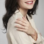 Alliance Pristina Or Jaune Diamant - Alliances avec pierres Femme | Marc Orian