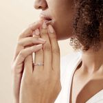 Alliance Davila Or Blanc Oxyde De Zirconium - Alliances duo Femme | Marc Orian