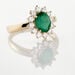 Bague Vladimir Or Jaune Emeraude Diamants - Bagues vintage Femme | Marc Orian