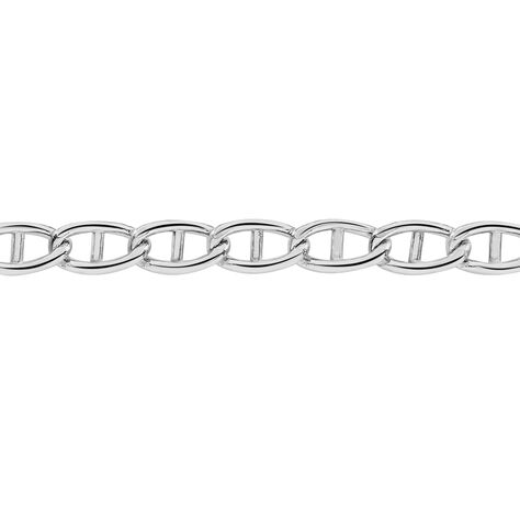 Chaîne Capucin Maille Marine Plate Or Blanc - Chaines Femme | Marc Orian