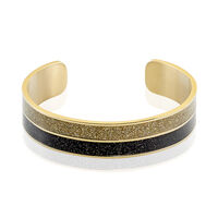 Bracelet Jonc Marie-adelaide Acier Jaune