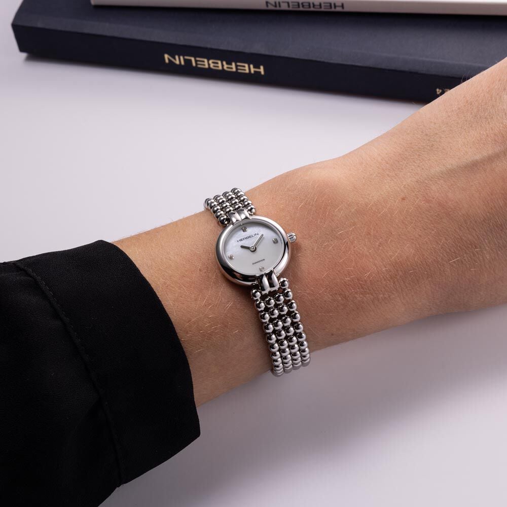 Montre Herbelin Perles Nacre Blanche - Montres étanches Femme | Marc Orian