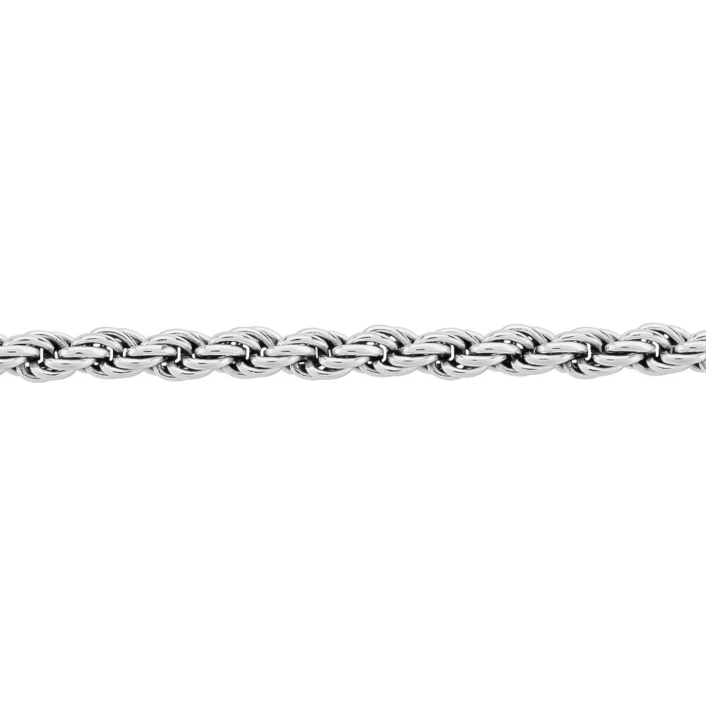 Collier Cacilda Maille Corde Argent Blanc - Chaines Femme | Marc Orian
