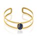 Bracelet Jonc Eline Acier Jaune Pierre De Synthese - Bracelets joncs Femme | Marc Orian