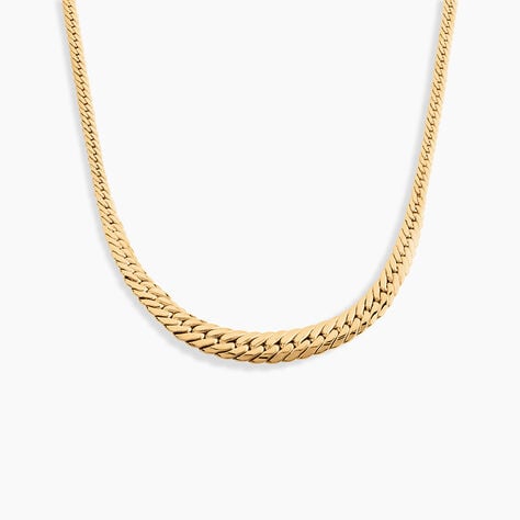 Collier Or Jaune Izel Maille Anglaise - Chaines Femme | Marc Orian