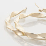 Cr&eacute;oles Lenna Torsad&eacute;e Plaqu&eacute; Or Jaune - Cr&eacute;oles Femme | Marc Orian