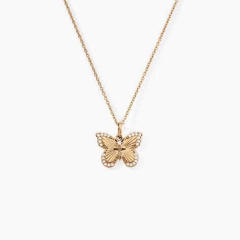 Collier Dixie Plaqué Or Doré Oxyde De Zirconium - Colliers avec pierres Femme | Marc Orian