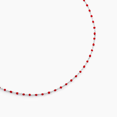 Collier Muguette Argent Blanc - Colliers ras du cou Femme | Marc Orian