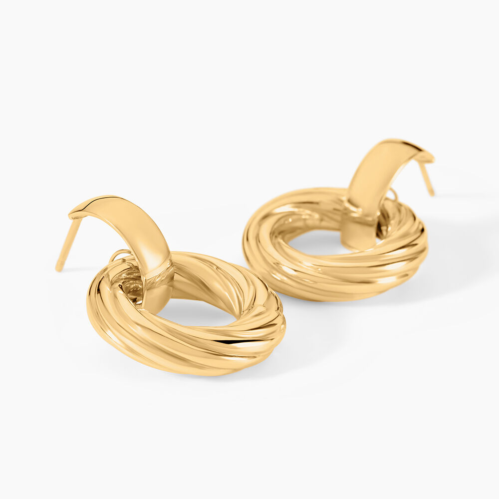Boucles D'Oreilles Pendantes Jamesina Or Jaune - Pendantes Femme | Marc Orian