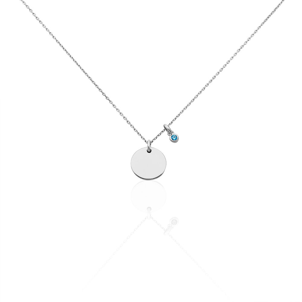 Collier Aleksandra Argent Blanc Oxyde De Zirconium - Colliers avec pierres Femme | Marc Orian