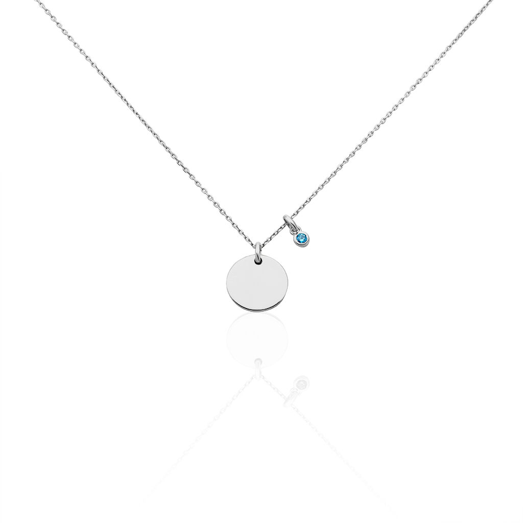 Collier Aleksandra Argent Blanc Oxyde De Zirconium - Colliers avec pierres Femme | Marc Orian