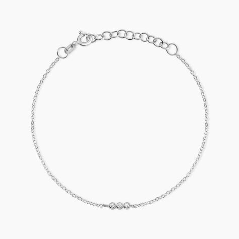 Bracelet Kaiko Argent Blanc Oxyde De Zirconium - Bracelets fantaisie Femme | Marc Orian