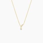 Collier Poem Argent Jaune Topaze Oxyde De Zirconium - Colliers avec pierres Femme | Marc Orian