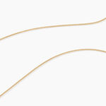 Cha&icirc;ne Ixia Maille Gourmette Diamantee Or Jaune - Chaines Femme | Marc Orian