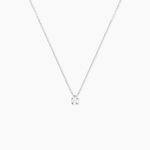 Collier Elfa Or Blanc Diamant - Colliers avec pierres Femme | Marc Orian