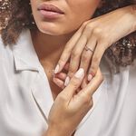 Bague Loriane Or Blanc Amethyste Et Oxyde De Zirconium - Bagues pierres fines Femme | Marc Orian