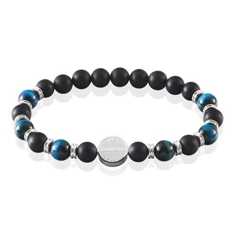 Bracelet Jourdan Homme 1921 Acier Blanc œil De Tigre Onyx - Bracelets Homme | Marc Orian