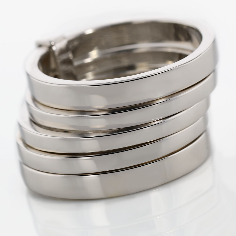 Bague Nyla Argent Blanc - Bagues grosses Femme | Marc Orian