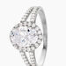 Bague Arjun Or Blanc Oxyde De Zirconium - Solitaires Femme | Marc Orian