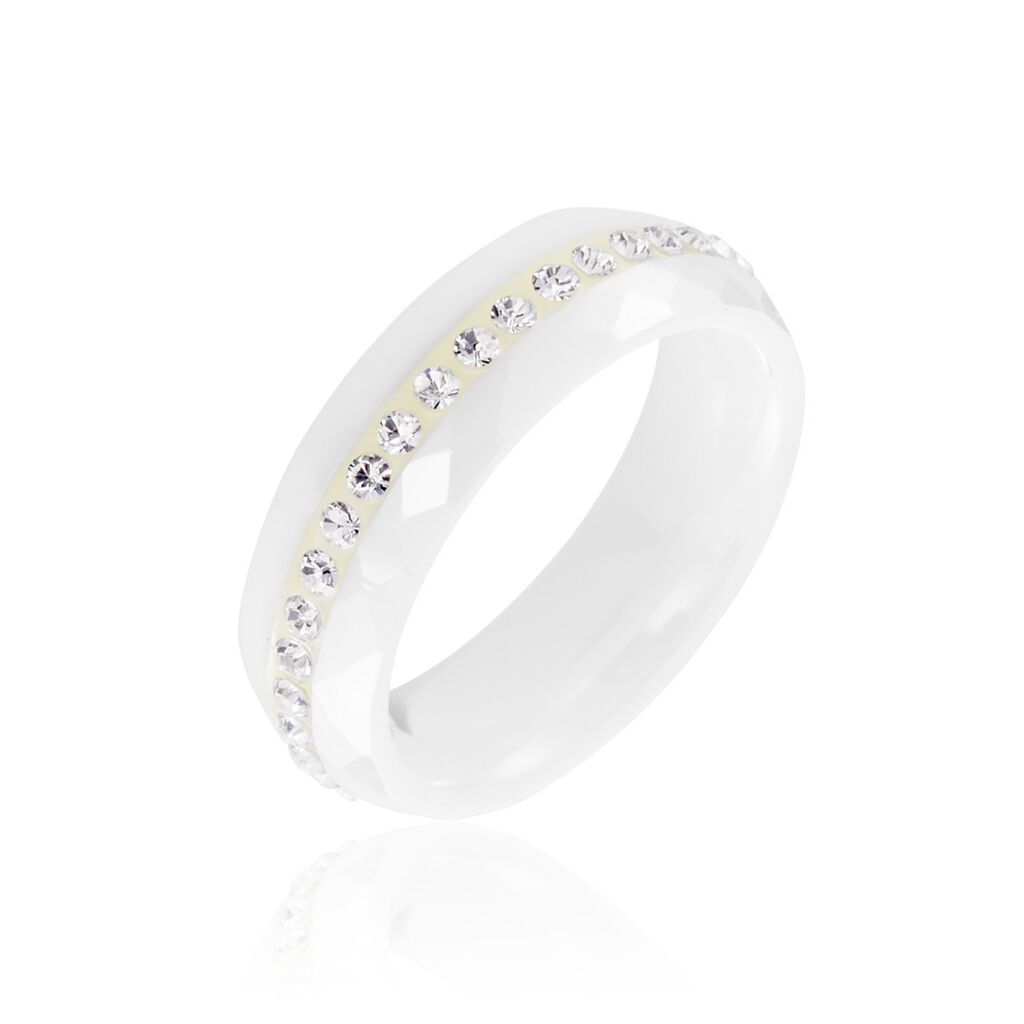 Bague Ceramik Design Ceramique Strass Et Céramique - Bijoux fantaisie Femme | Marc Orian