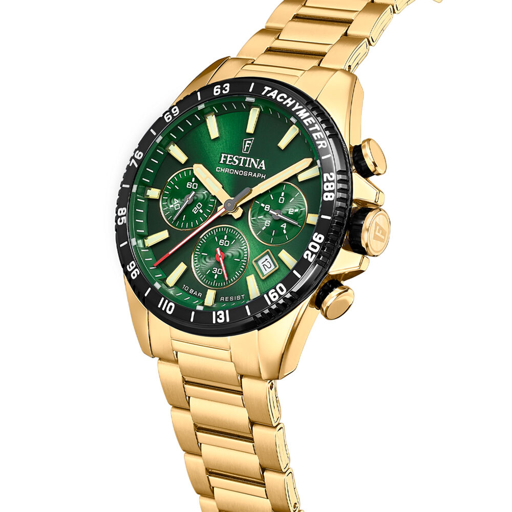 Montre Festina Timeless Chrono 45-2 Vert - Nouveautés Homme | Marc Orian