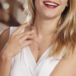 Collier Poehei Argent Blanc Cristaux De Swarovski - Colliers avec pierres Femme | Marc Orian