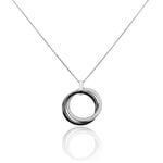 Collier Tania Argent Blanc C&eacute;ramique Et Oxyde De Zirconium - Colliers avec pierres Femme | Marc Orian