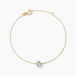 Bracelet Goutte Or Jaune Topaze - Bracelets cha&icirc;nes Femme | Marc Orian