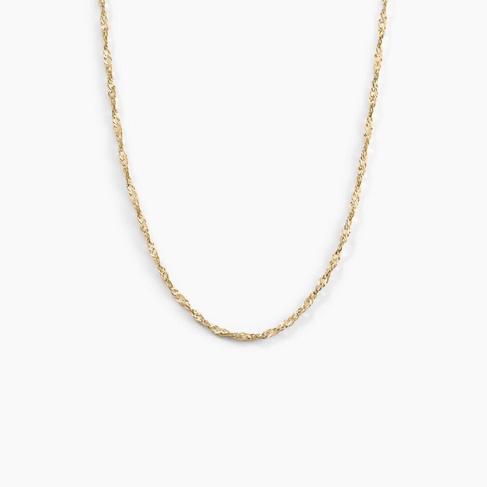 Cha&icirc;ne Imanie Maille Singapour Or Jaune - Chaines Femme | Marc Orian