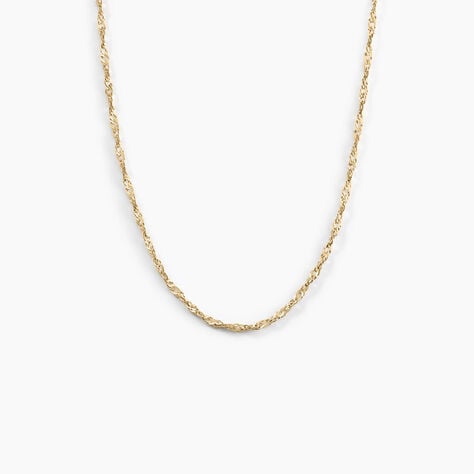 Cha&icirc;ne Imanie Maille Singapour Or Jaune - Chaines Femme | Marc Orian