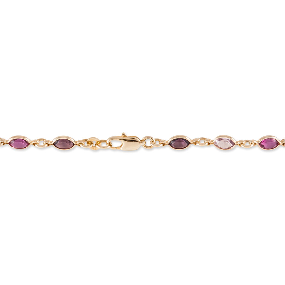 Bracelet Ilvaae Plaqué Or Jaune Pierre De Synthese - Bracelets chaînes Femme | Marc Orian