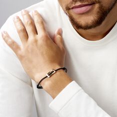 Bracelet Plaqué Or Jaune Gaulthier - Bracelets cordons Homme | Marc Orian
