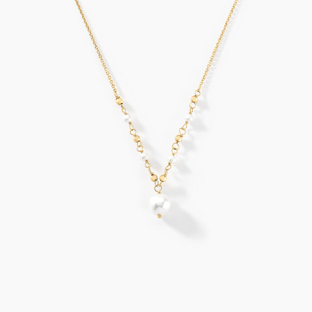 Collier Bindy Or Jaune Perle De Culture - Colliers avec pierres Femme | Marc Orian