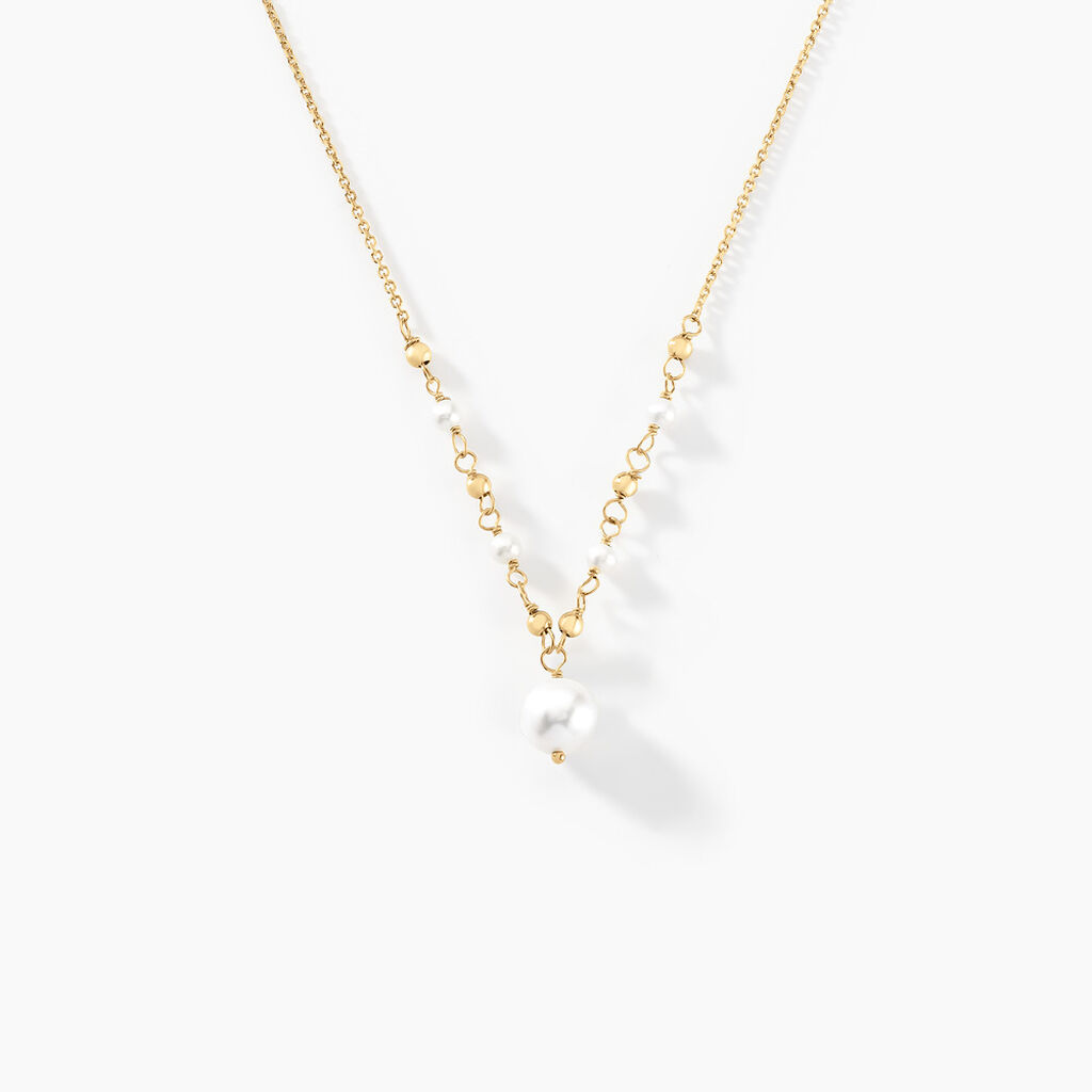 Collier Bindy Or Jaune Perle De Culture - Colliers avec pierres Femme | Marc Orian