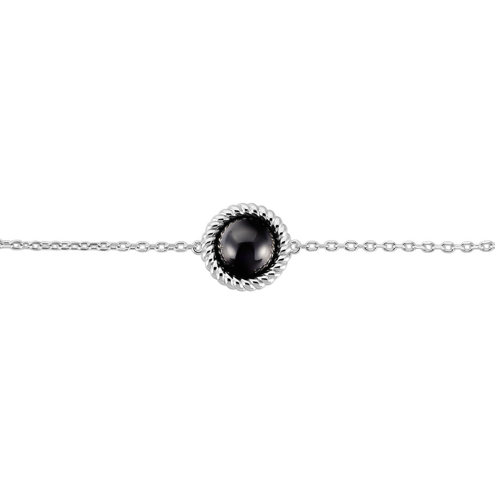 Bracelet Adelyne Argent Blanc Céramique - Bracelets Pierre Femme | Marc Orian