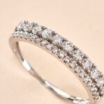 Bague The Crown Or Blanc Oxyde De Zirconium - Bagues avec pierre Femme | Marc Orian