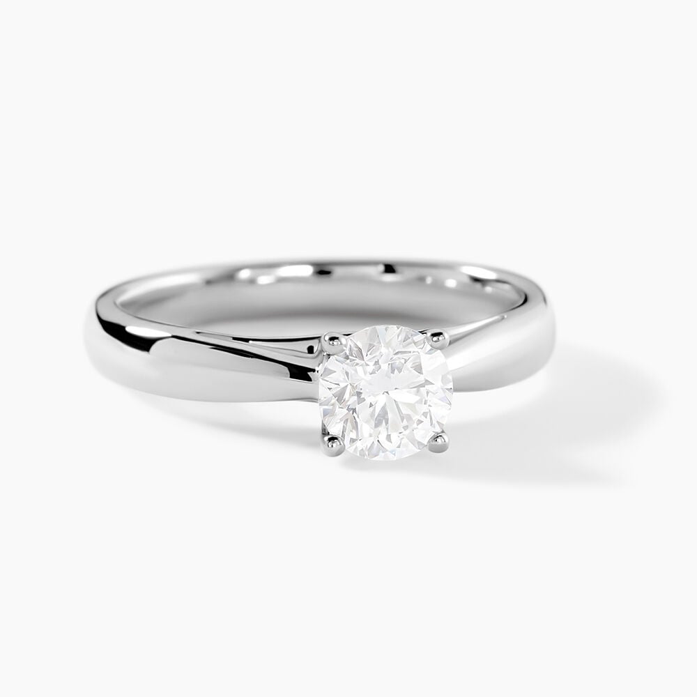 Bague Solitaire Platine 950/1000 Diamant 0.70Ct Serti 4 Griffes - Solitaires Femme | Marc Orian