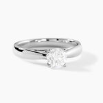 Bague Solitaire Platine Blanc Diamant - Solitaires Femme | Marc Orian