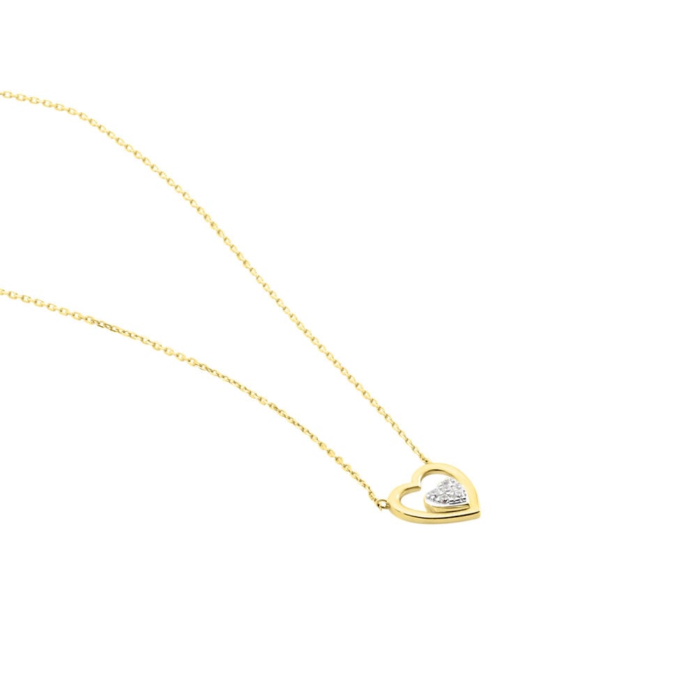 Collier Or Jaune Lenaick Oxyde De Zirconium - Colliers avec pierres Femme | Marc Orian