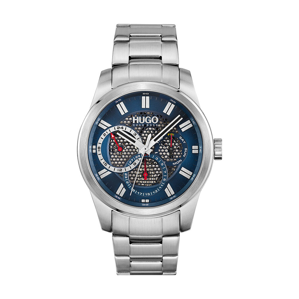 Montre Hugo Skeleton Bleu - Montres Homme | Marc Orian