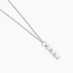 Collier Nikolia Argent Blanc Oxyde De Zirconium - Colliers avec pierres Femme | Marc Orian