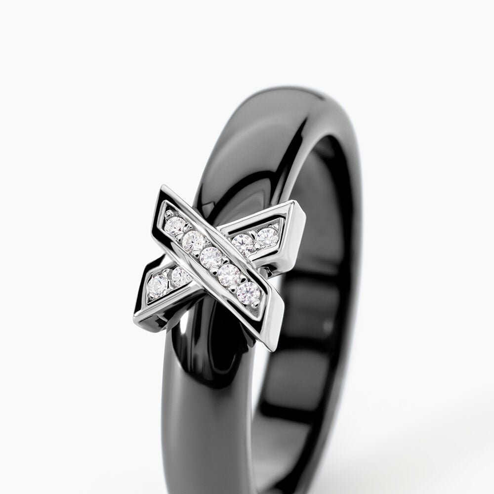 Bague Edwin Argent Blanc Oxyde De Zirconium - Bijoux fantaisie Femme | Marc Orian