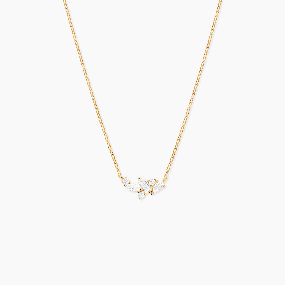 Collier Astrea Or Jaune Oxyde De Zirconium - Colliers avec pierres Femme | Marc Orian