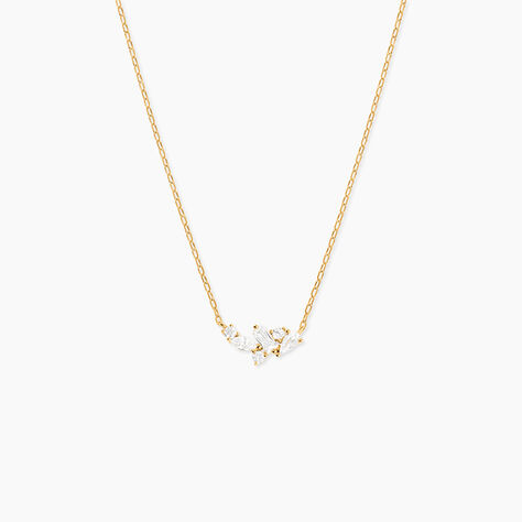 Collier Astrea Or Jaune Oxyde De Zirconium - Colliers avec pierres Femme | Marc Orian