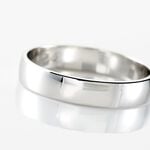 Alliance Isidorius Ruban Bombe Or Blanc - Alliances personnalis&eacute;es Famille | Marc Orian