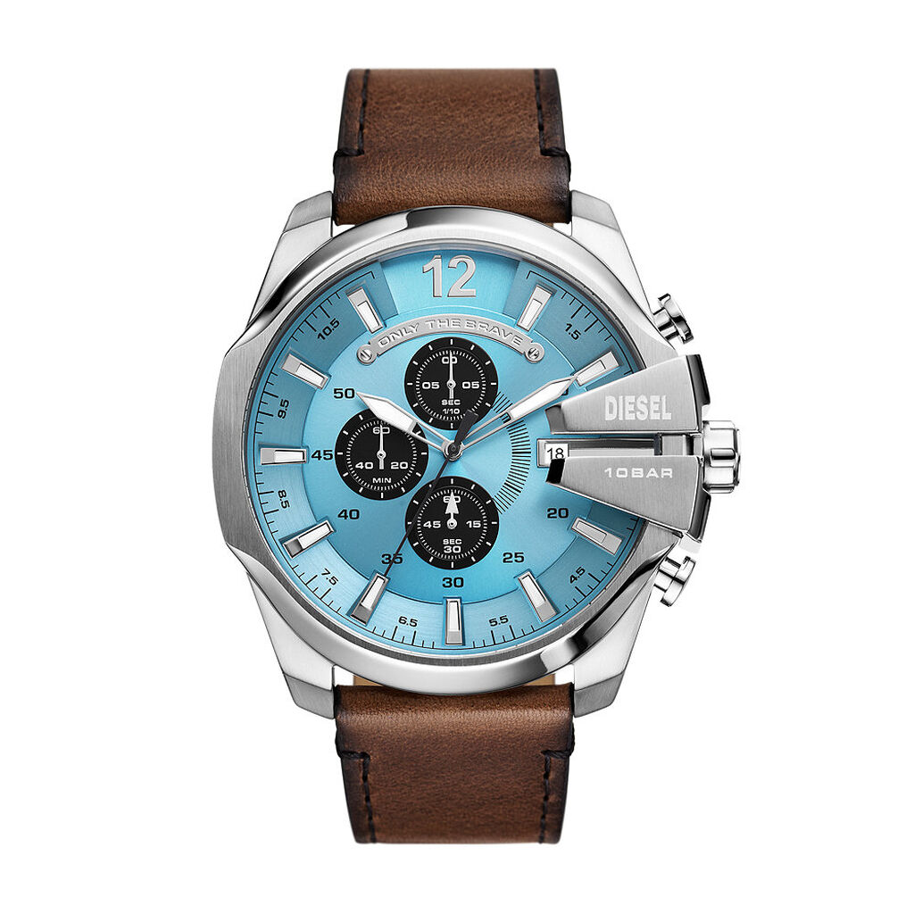 Montre Diesel Mega Chief Bleu - Montres étanches Homme | Marc Orian