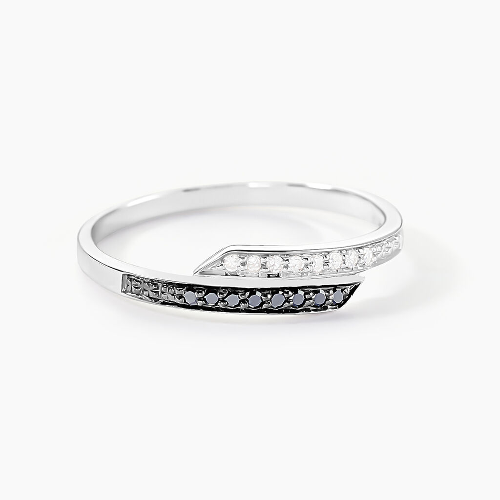 Bague Nazima Or Blanc Diamant - Bagues pierres pr&eacute;cieuses Femme | Marc Orian
